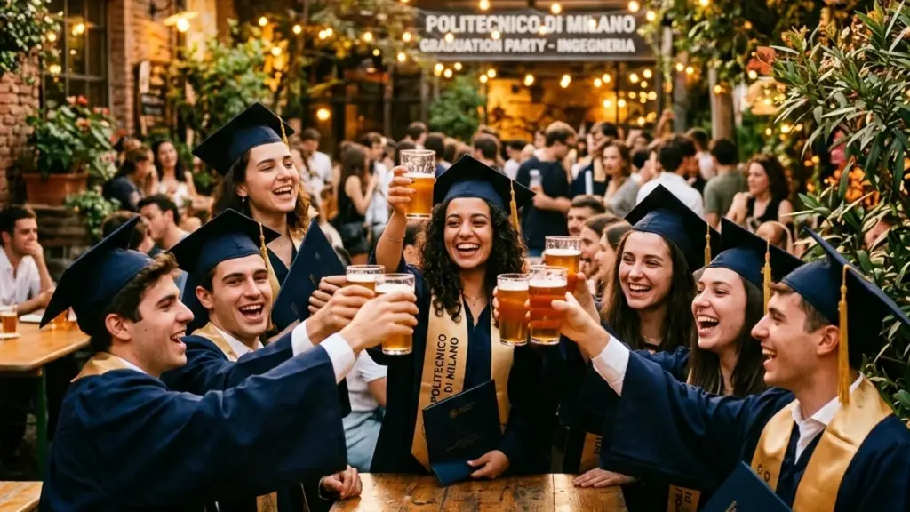 Festa di laurea Politecnico Milano